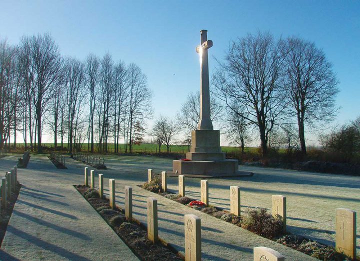 The Anglo-French Cemetery, near the Thiepval Memorial to the Missing