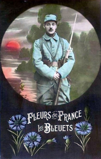 Bleuets for remembrance in France