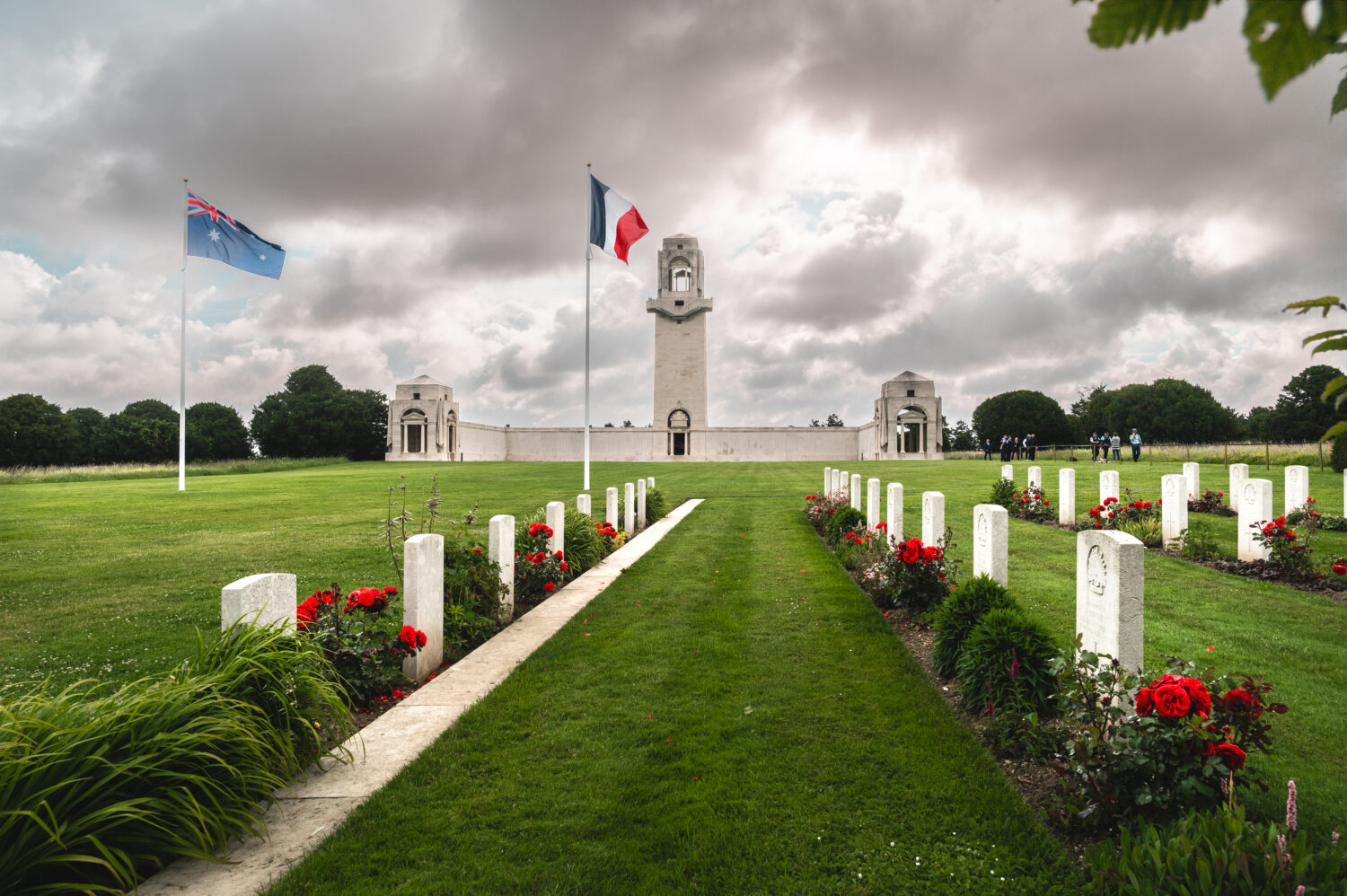 A view of the Australian National Memorial