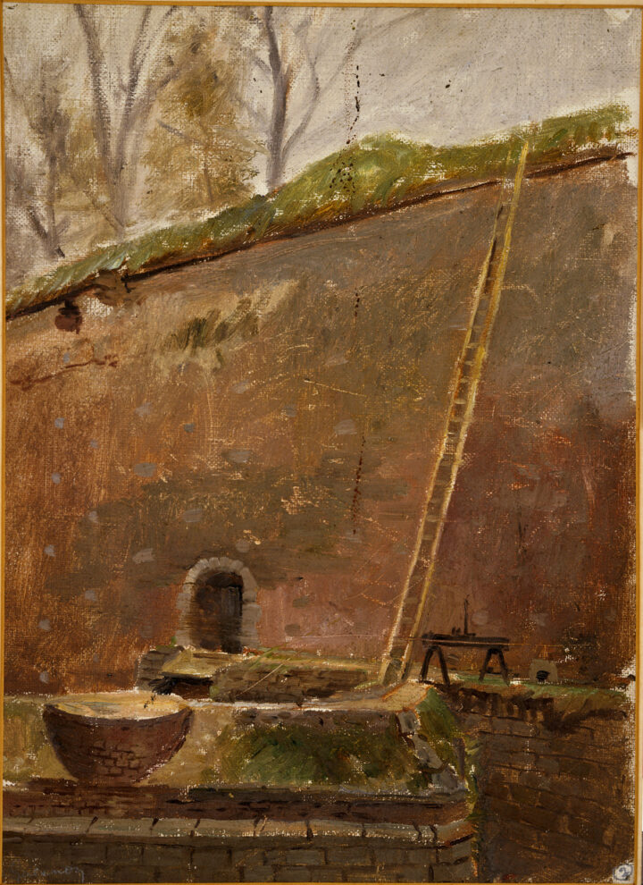 The Walls of Le Quesnoy, by George Edmund Butler (1918) – ©Archives New Zealand Te Rua Mahara o te Kāwanatanga