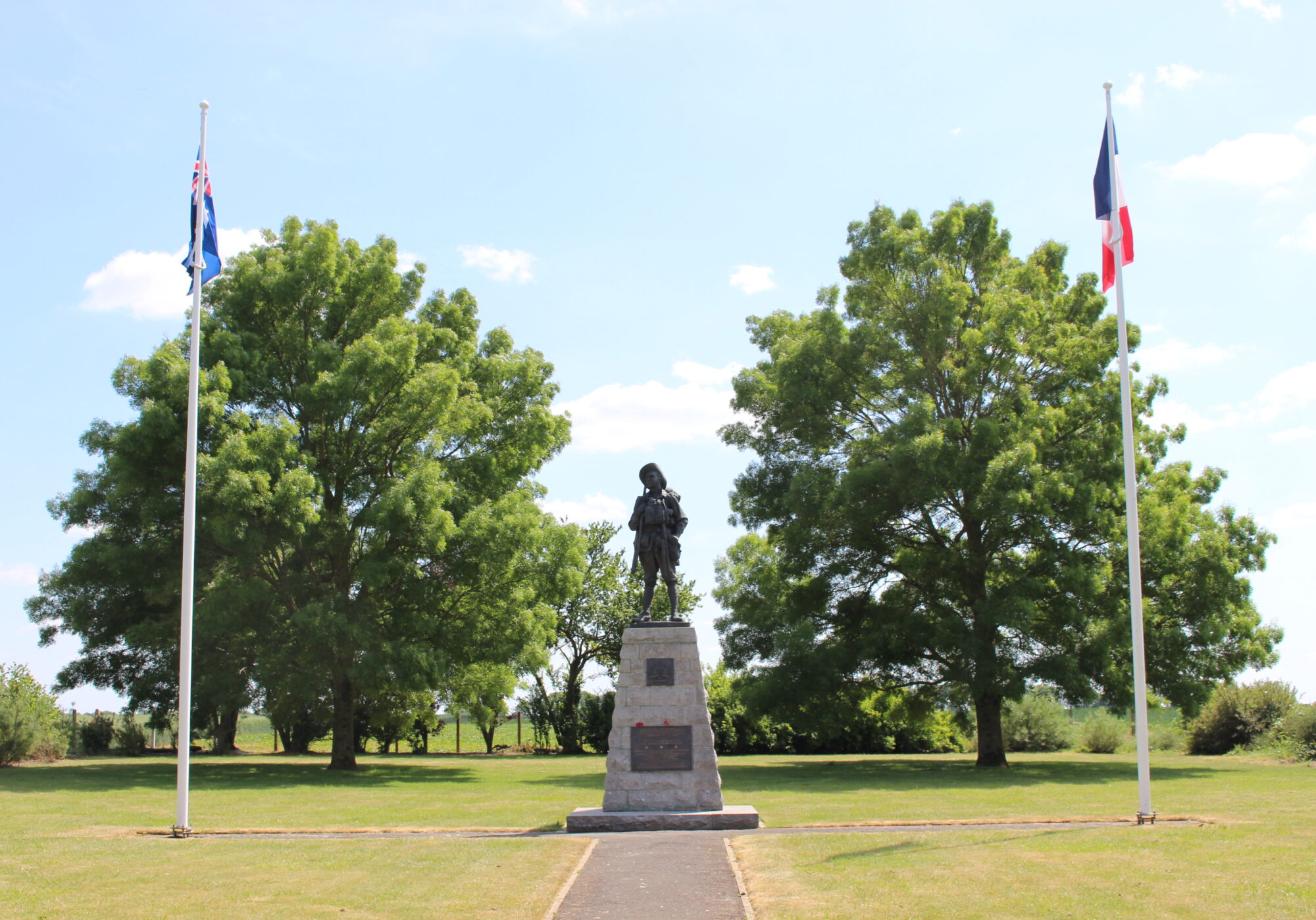 Digger Memorial Park of Bullecourt.
