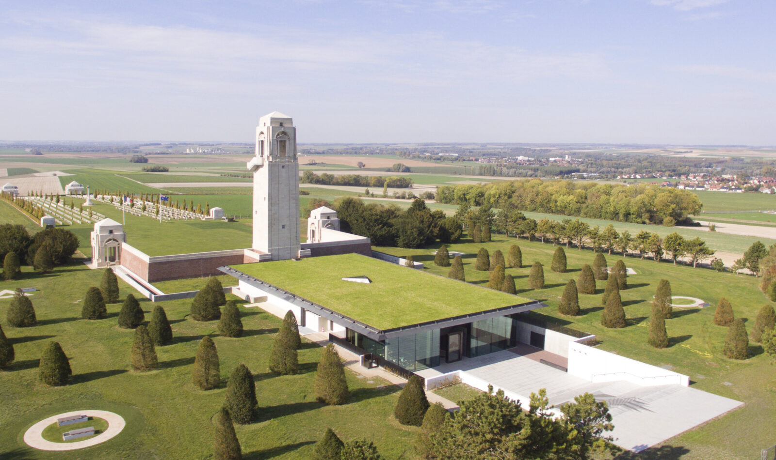 Vue aérienne du Centre Sir John Monash
