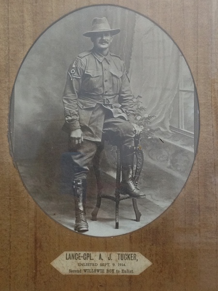 Portrait du Staff Sergent Arthur John Tucker.