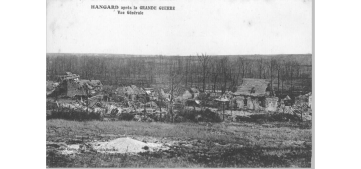 Vue générale Hangard après la Grande Guerre