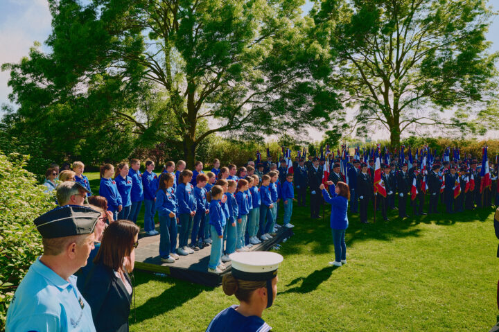 The Choir of Remembrance during their performance.